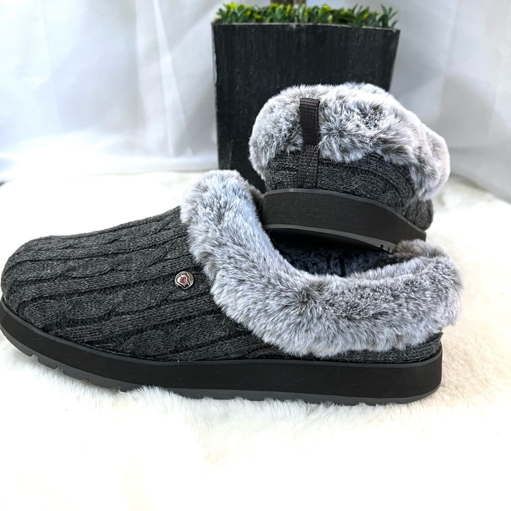 BOBS from Skechers Keepsakes Ice Storm Clogs Color Charcoal Size 8.5 - Picture 5 of 13
